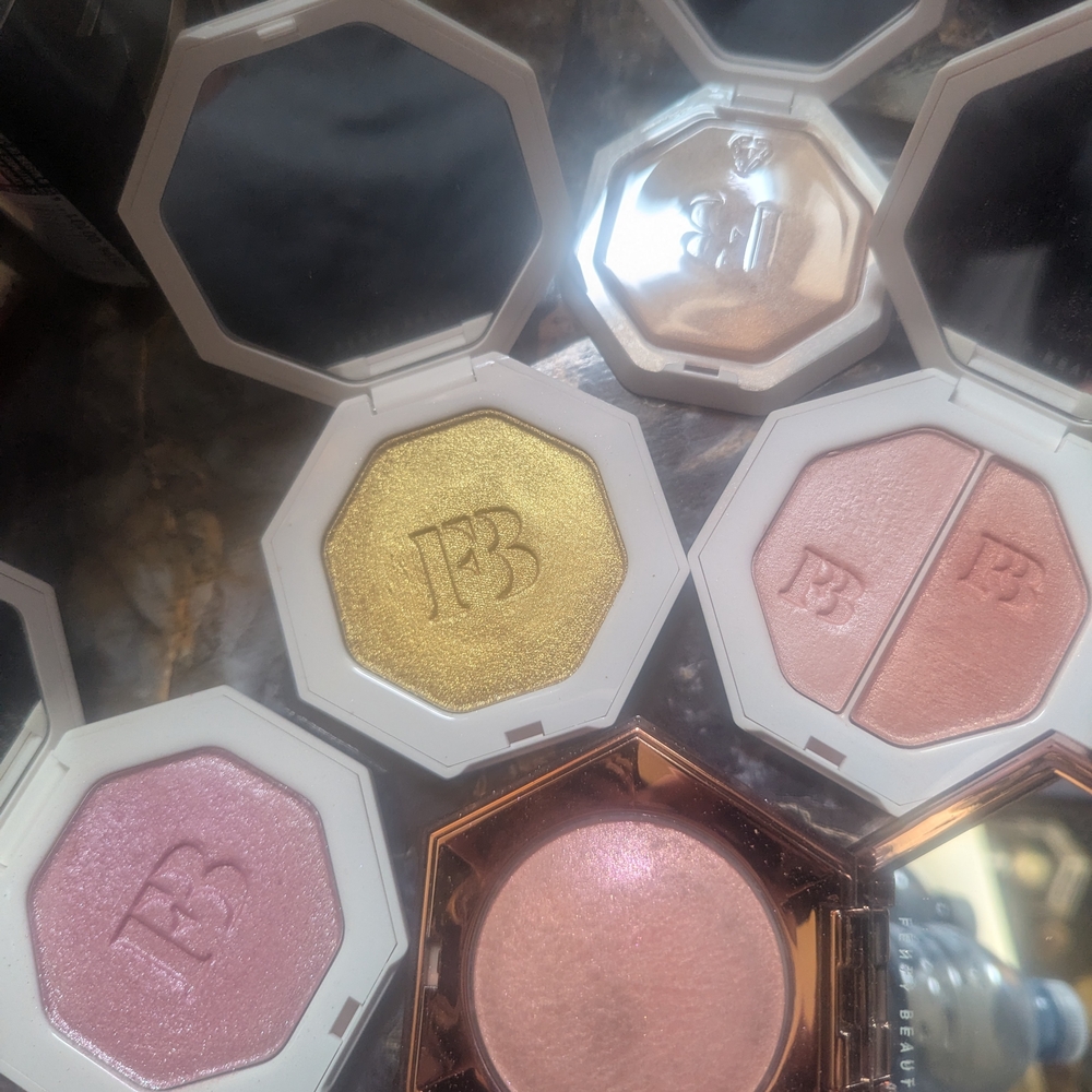 Fenty Beauty Highlighter Singles - Pink, Peach & Gold Glow